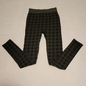 Goldmedal leggings, black & gray, size Lg-XL